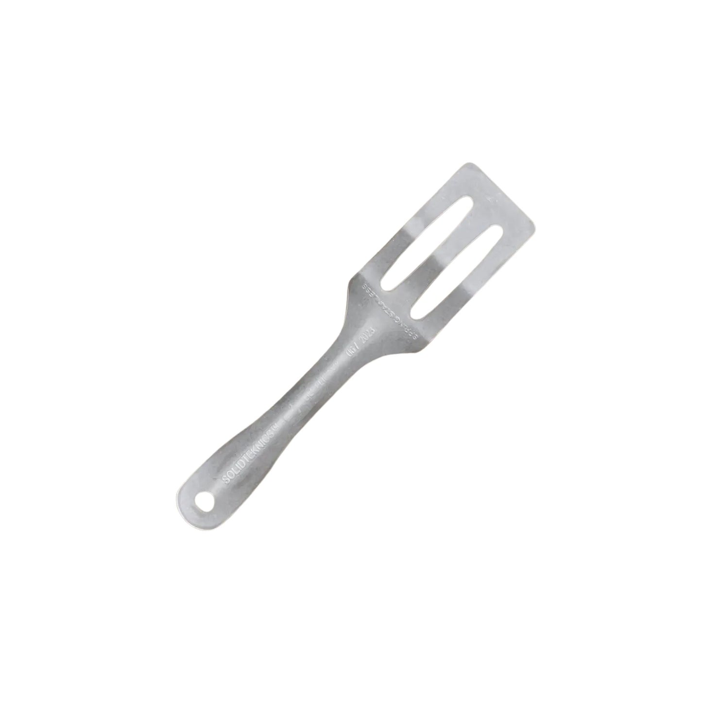 Miljøvennlig Lil Flippa stekespade i rustfritt stål – holdbar og giftfri kjøkkenredskap laget for å vare i generasjoner.