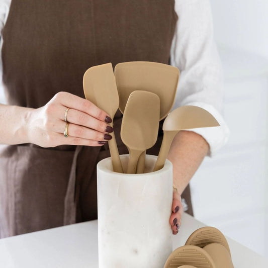 Kjøkkenredskaper i LFGB-sertifisert silikon fra Seed & Sprout