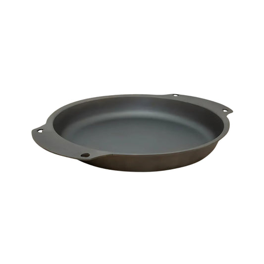 Solidteknics AUS-ION 26 cm stekepanne i jern – fra ovn til bord, med naturlig non-stick overflate uten belegg.