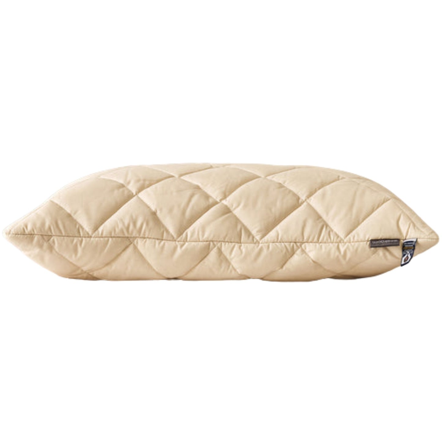 Deluxe vaskbar ullpute fra Woolroom i quiltet økologisk bomull, 50 x 70 cm