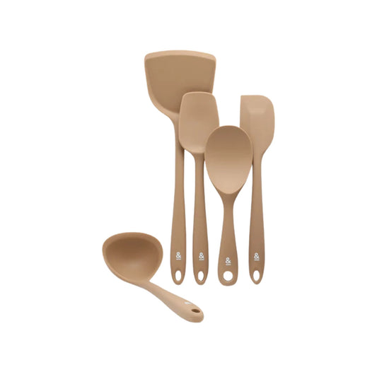 Silikon kjøkkenredskapssett (5 stk)