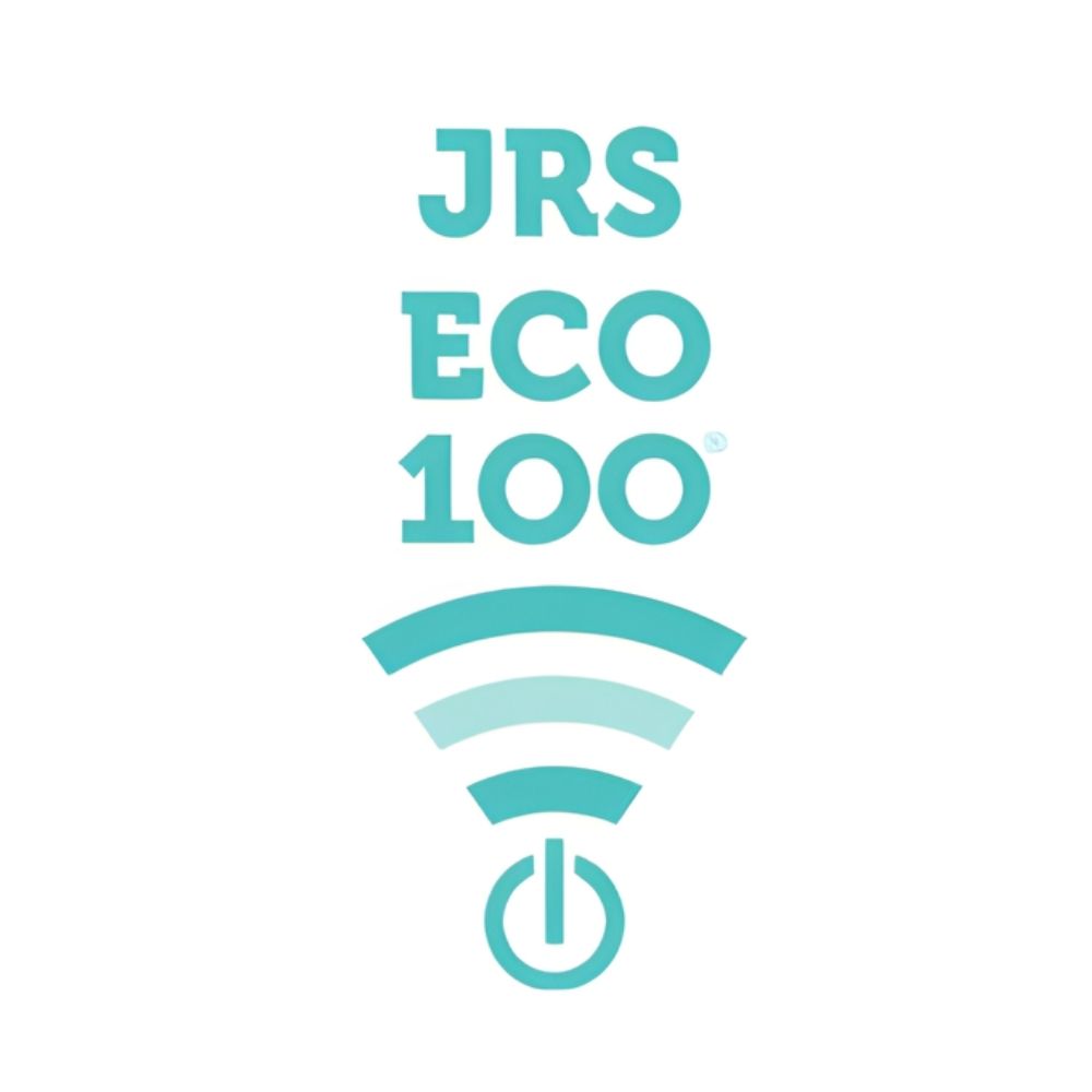 Logo for JRS Eco 100 lavstrålings WiFi-ruter med Full Eco-teknologi