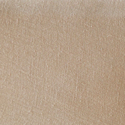 Nærbilde av stoffet i Mariana sengesett, vevd av økologisk bomull og lin med myk og levende struktur