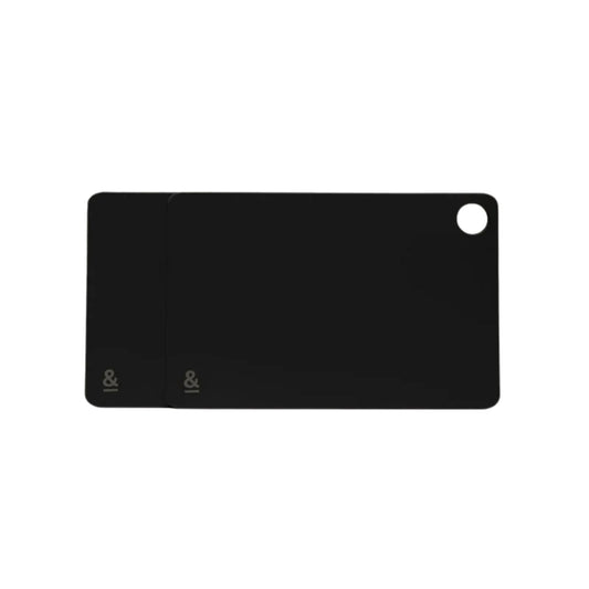 Mini Wood Fibre skjærefjøler i fargen Liquorice, 2-pakning, vist som produktbilde