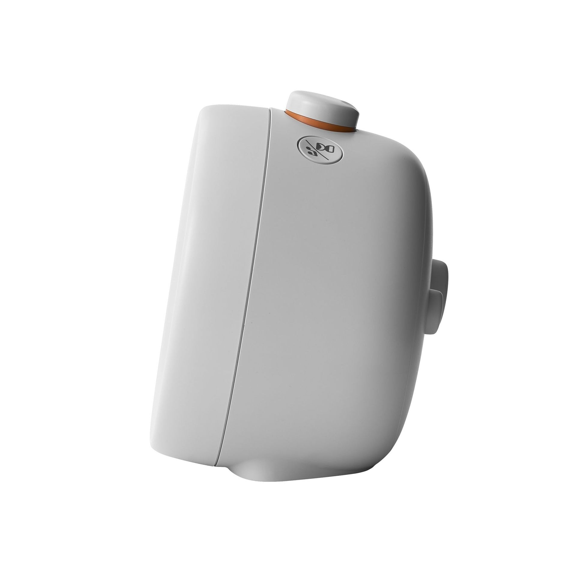 Sideprofil av Mudita Bell vekkerklokke med minimalistisk design
