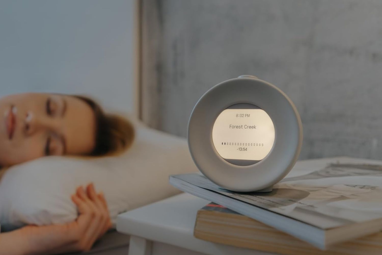 Vekkerklokke med meditasjonslyder og avslapningsmodus fra Mudita for roligere kvelder og bedre søvn