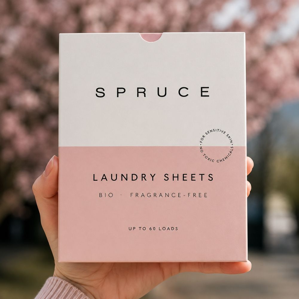 Parfymefrie vaskeark fra Spruce for sensitiv hud