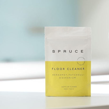 Spruce gulvvask i konsentrat i plastfri emballasje