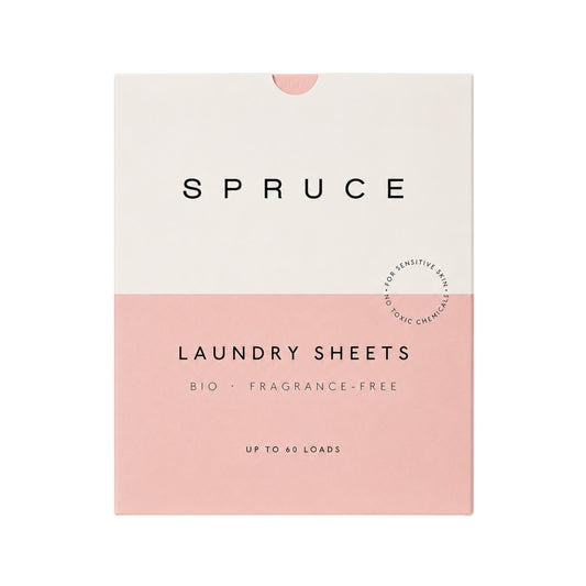 Spruce vaskeark uten parfyme for sensitiv hud