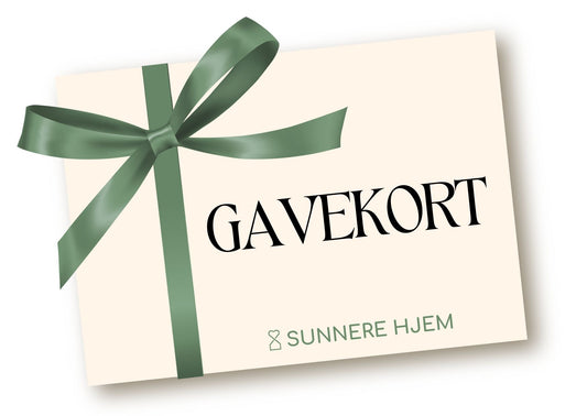 SUNNERE HJEM Gavekort