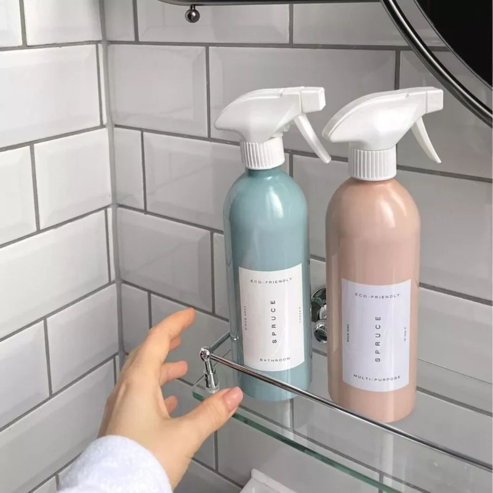 Spruce rengjøringsmidler på badet – naturlige, giftfrie produkter for et sunnere hjem og trygg rengjøring
