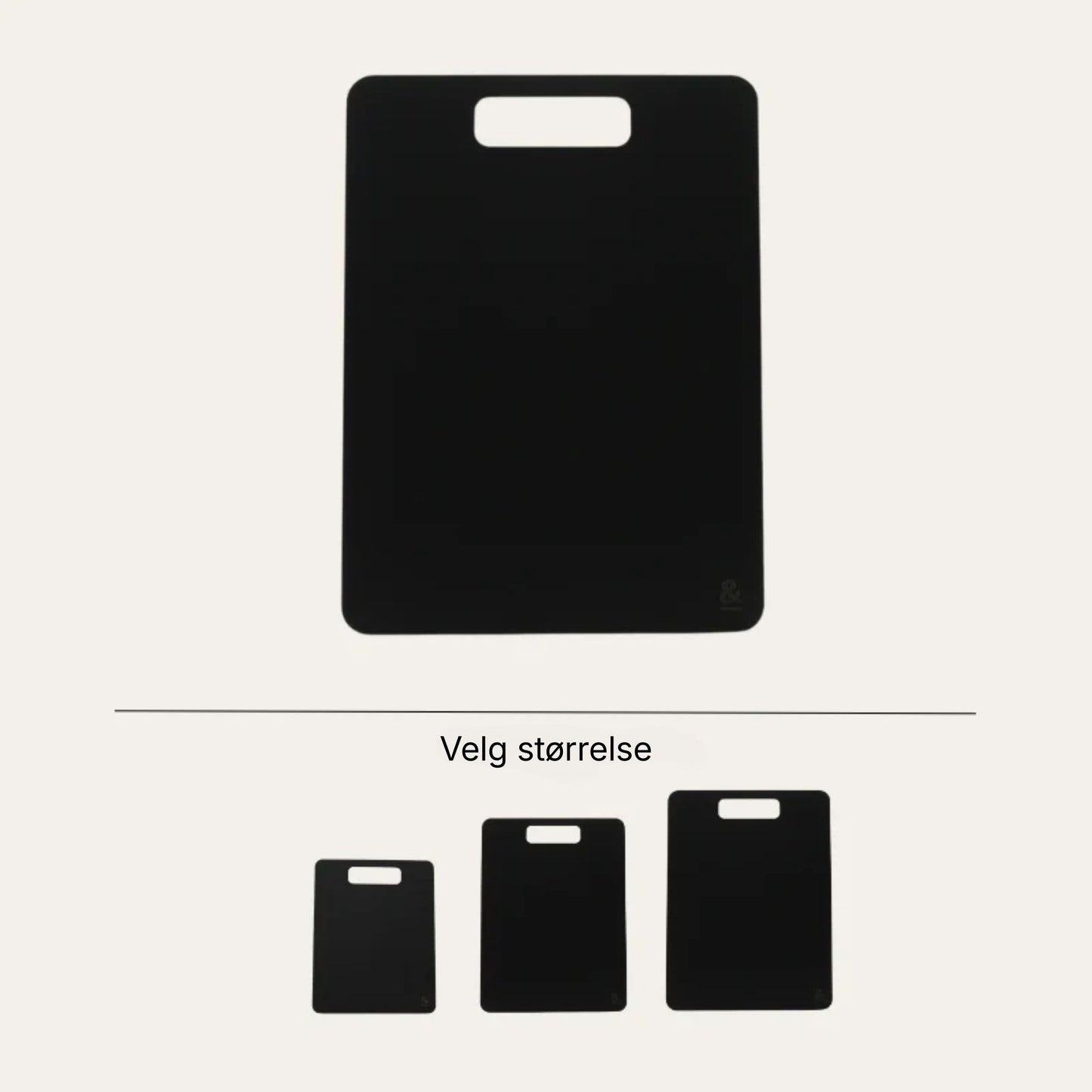 Wood fibre skjærefjøl vist i flere størrelser for valg på produktside