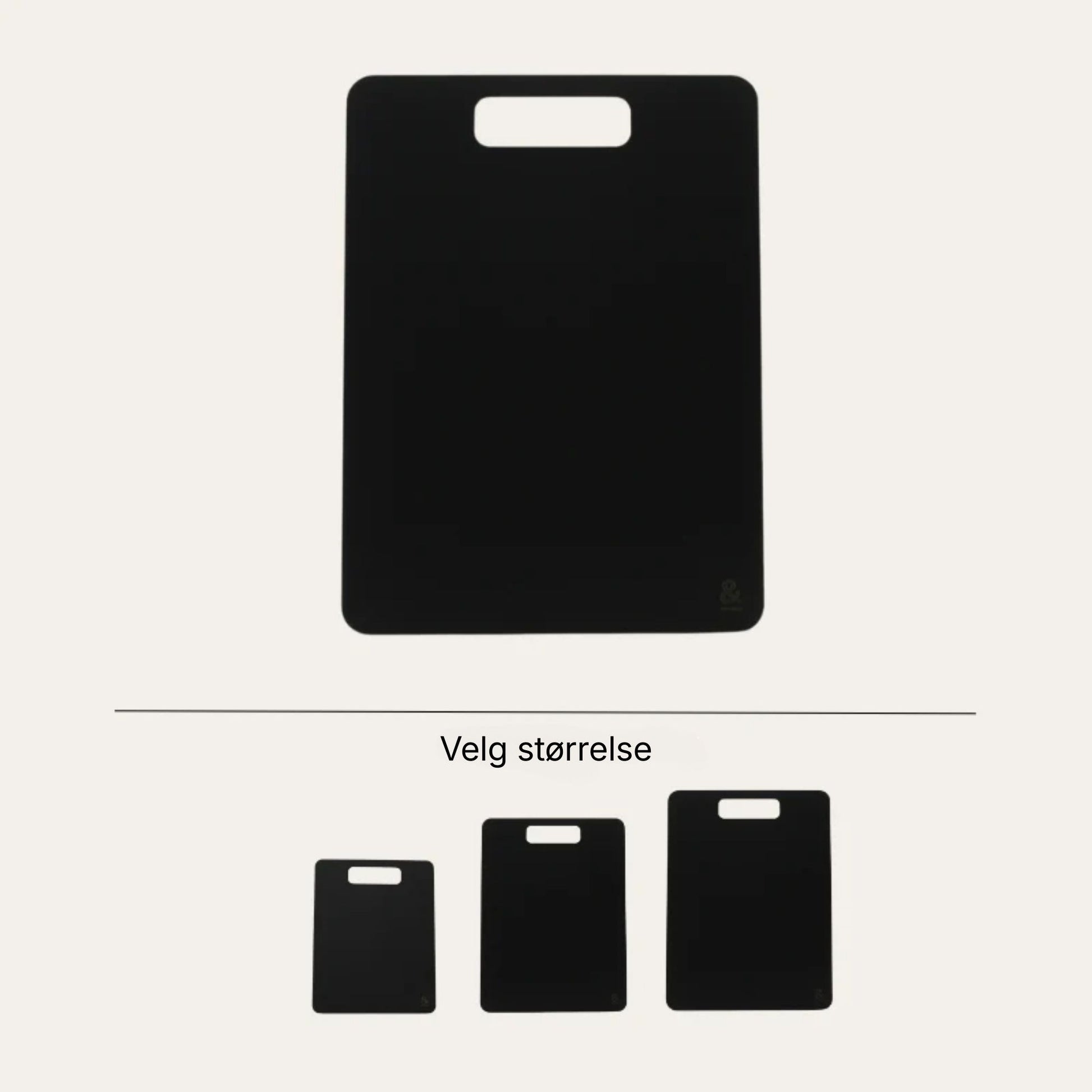 Wood fibre skjærefjøl vist i flere størrelser for valg på produktside