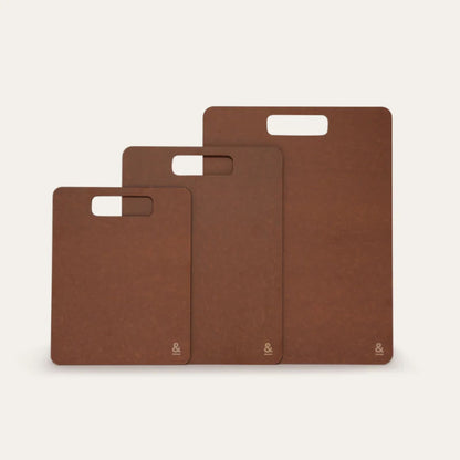 Wood fibre skjærefjøler fra Seed & Sprout i tre størrelser, farge Nutmeg